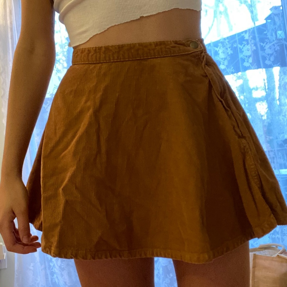 American apparel corduroy circle skirt